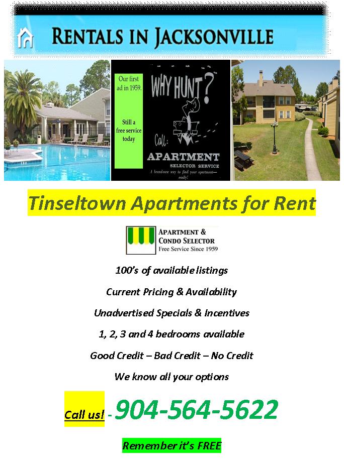 904-564-5622 Apartments and Condos for Rent in Tinseltown Jacksonville Florida